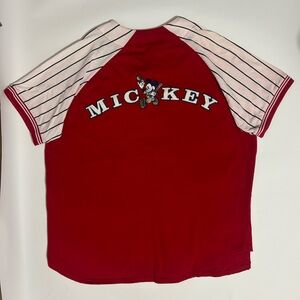 Vintage 80/90s Styled Disney Mickey Mouse Baseball Jersey Shirt